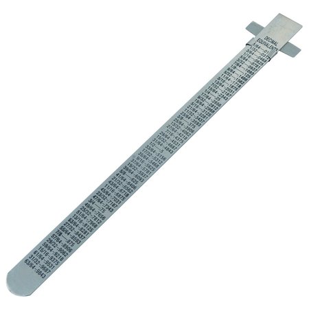 H & H Industrial Products 6 X 15/32" Stainless Steel Ruler (32nd, 64ths & Decimals) 7006-0001